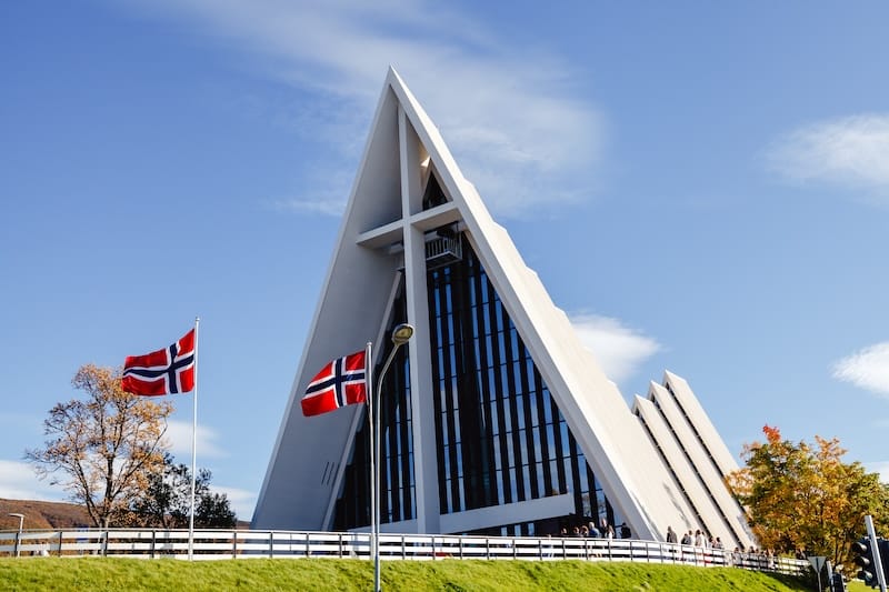 Arctic Cathedral in autumn