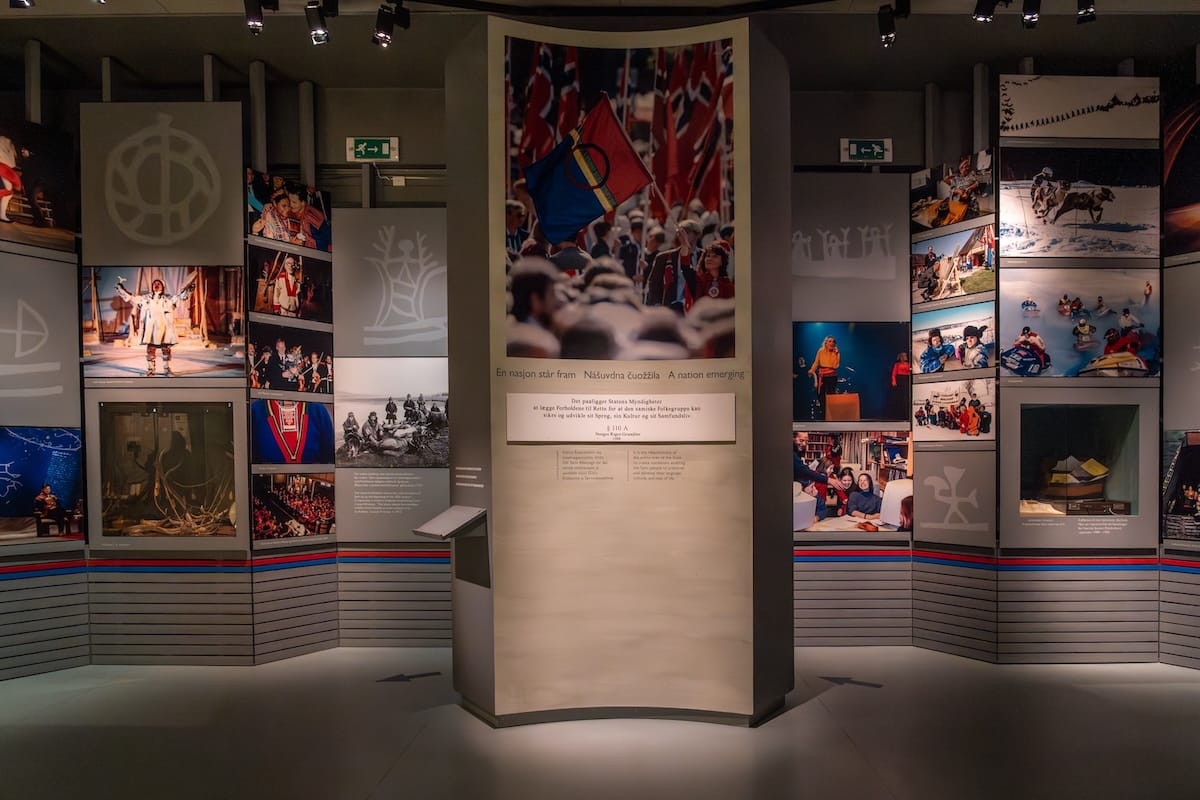 Tromsø Museum has a large Sami exhibit - this is a photo from inside.