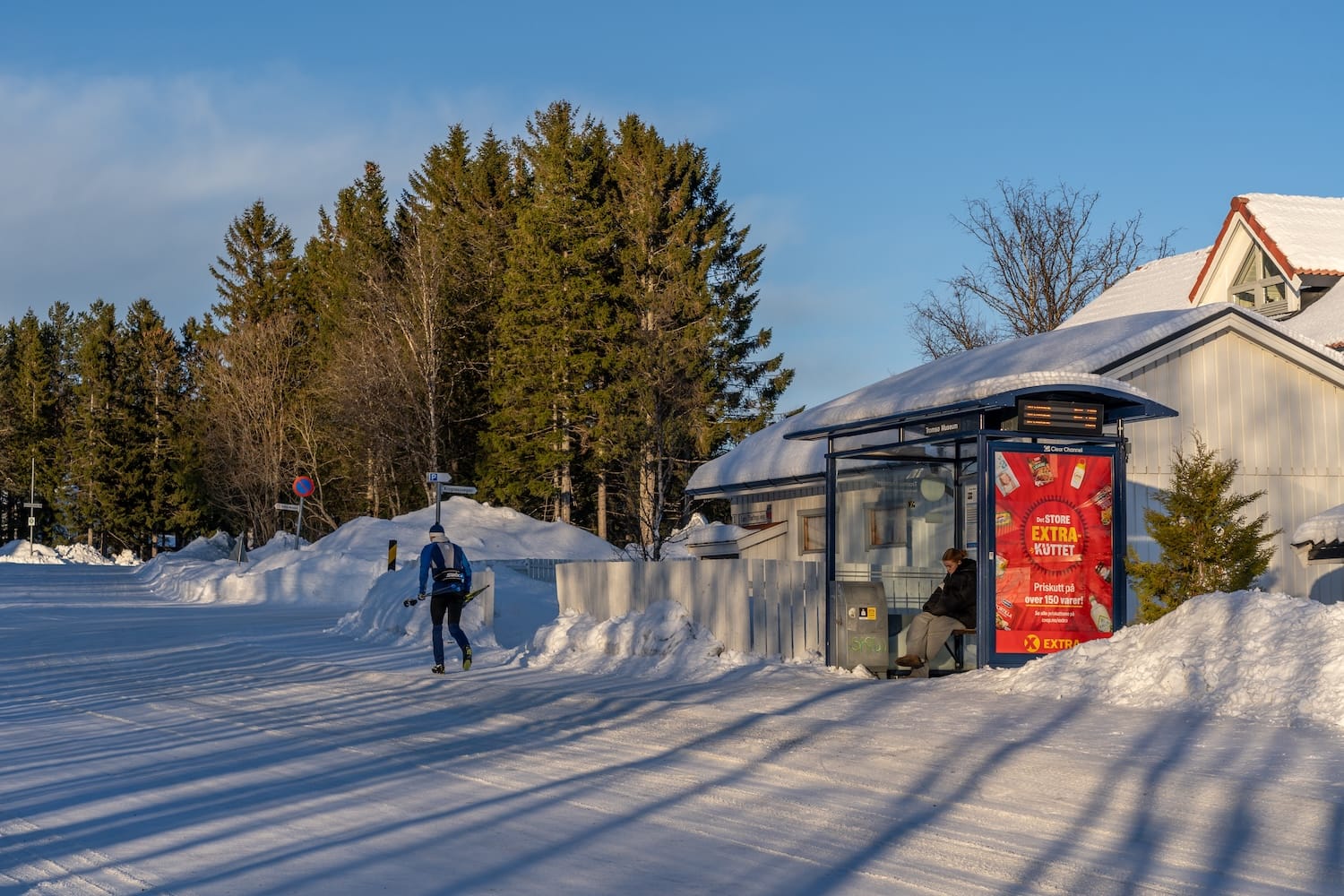 The Tromsø Museum bus stop