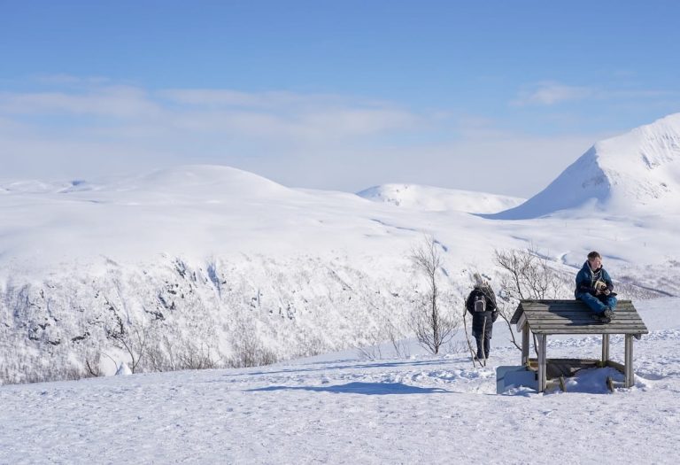 Storsteinen in Tromsø in February