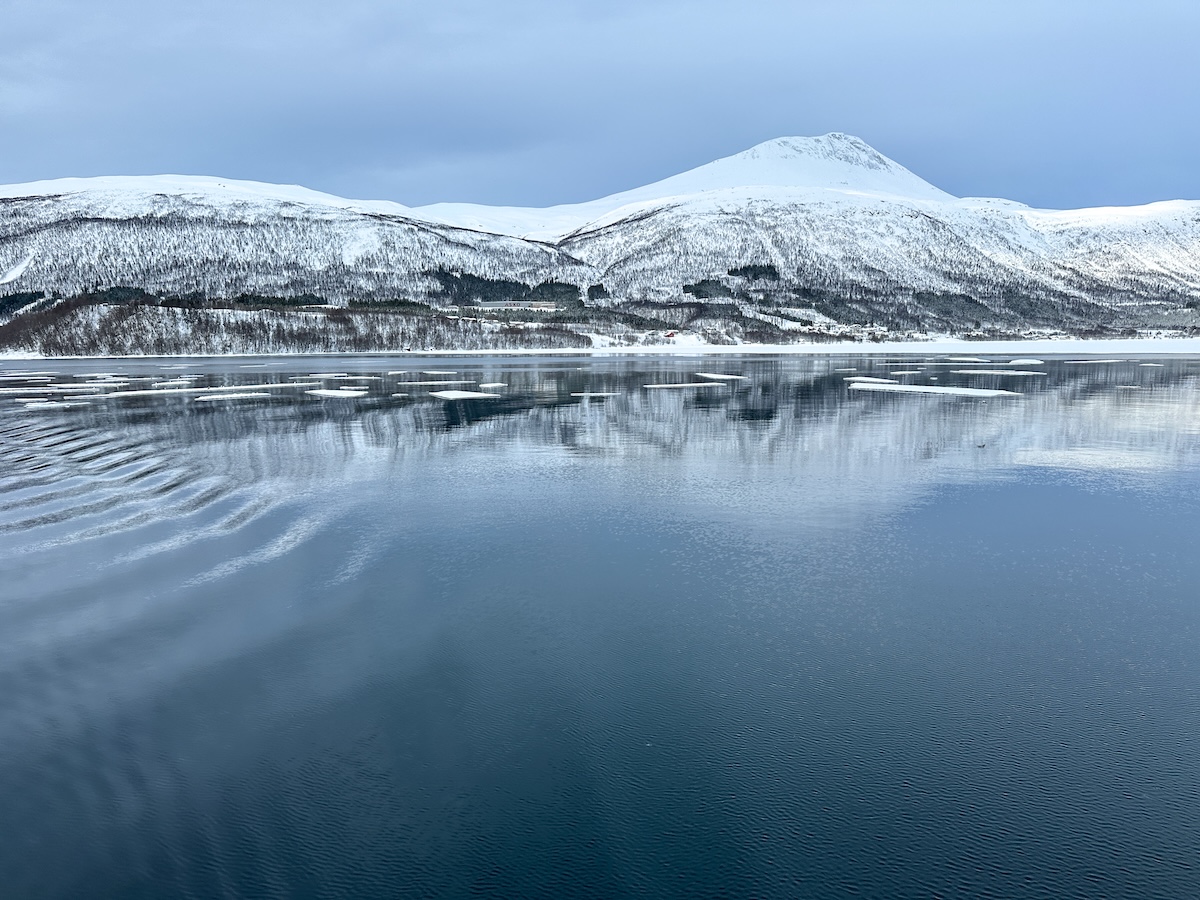 There is still snow around during March in Tromsø