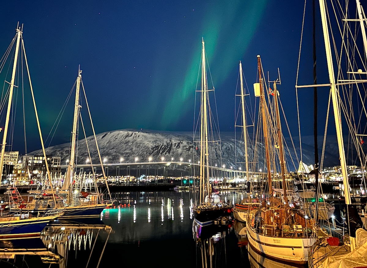 Northern lights in Tromsø