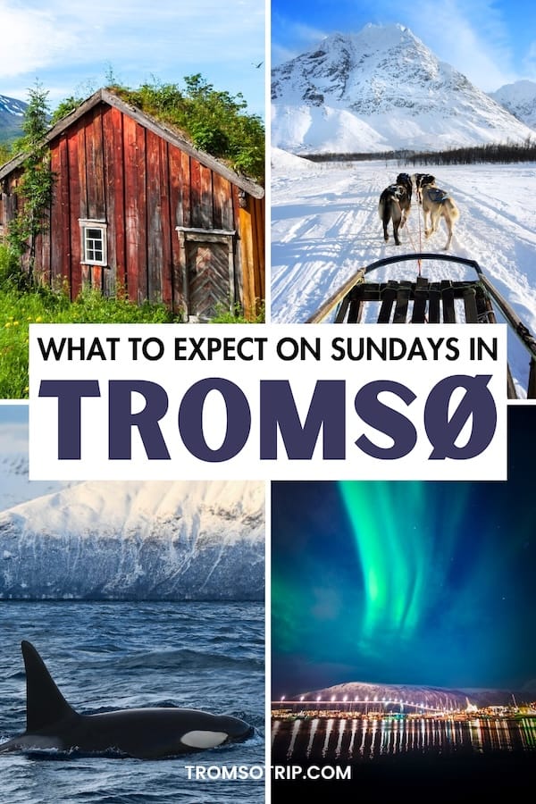 Visiting Tromsø on a Sunday and are unsure of what will be open and if it will impact your trip? This is a guide to Sunday in Tromsø - answering everything! | Tromsø Sunday guide | Tromsø in winter | What to expect when visiting Tromsø | Tromsø on Sundays | Sundays in Tromsø | Tromsø travel tips | Tromsø winter tips | Visit Tromsø | Norway on Sundays | Sundays in Norway