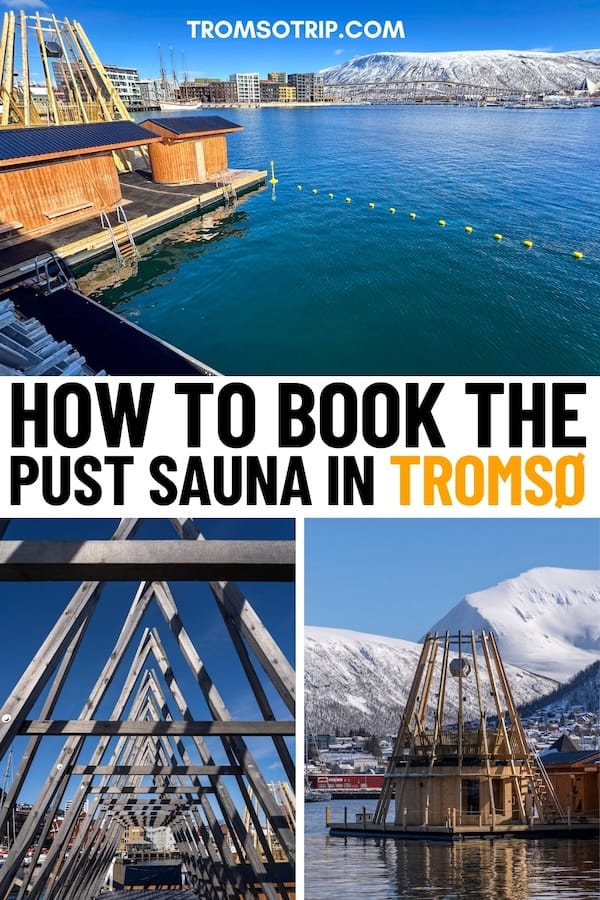 Are you looking to visit the Pust Sauna in Tromsø, Norway on your upcoming trip? This guide tells you how to book a session, what to expect, and some tips! | Saunas in Tromsø, Norway | Tromsø in winter | Tromsø sauna