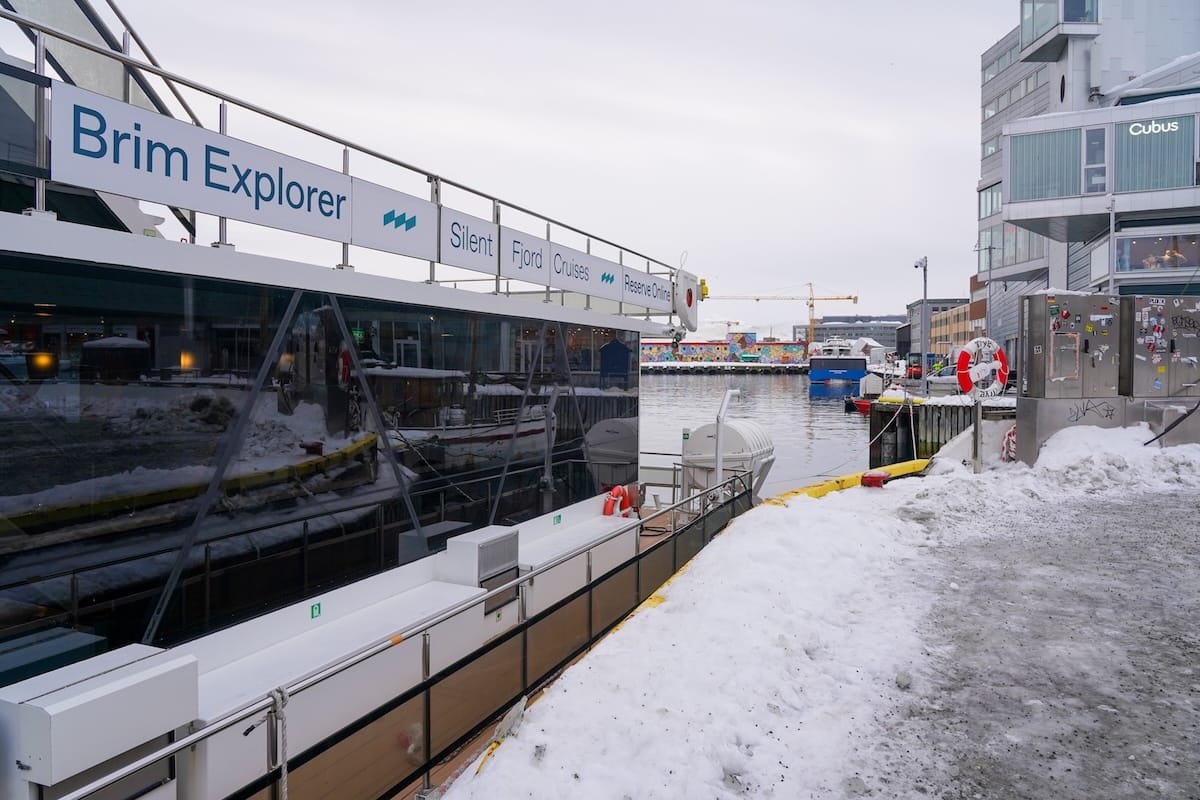 Brim Explorer parked in the harbor
