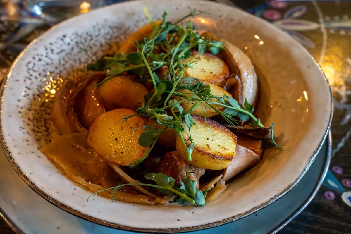 Fårikål as a daily special at Art Café Bistro