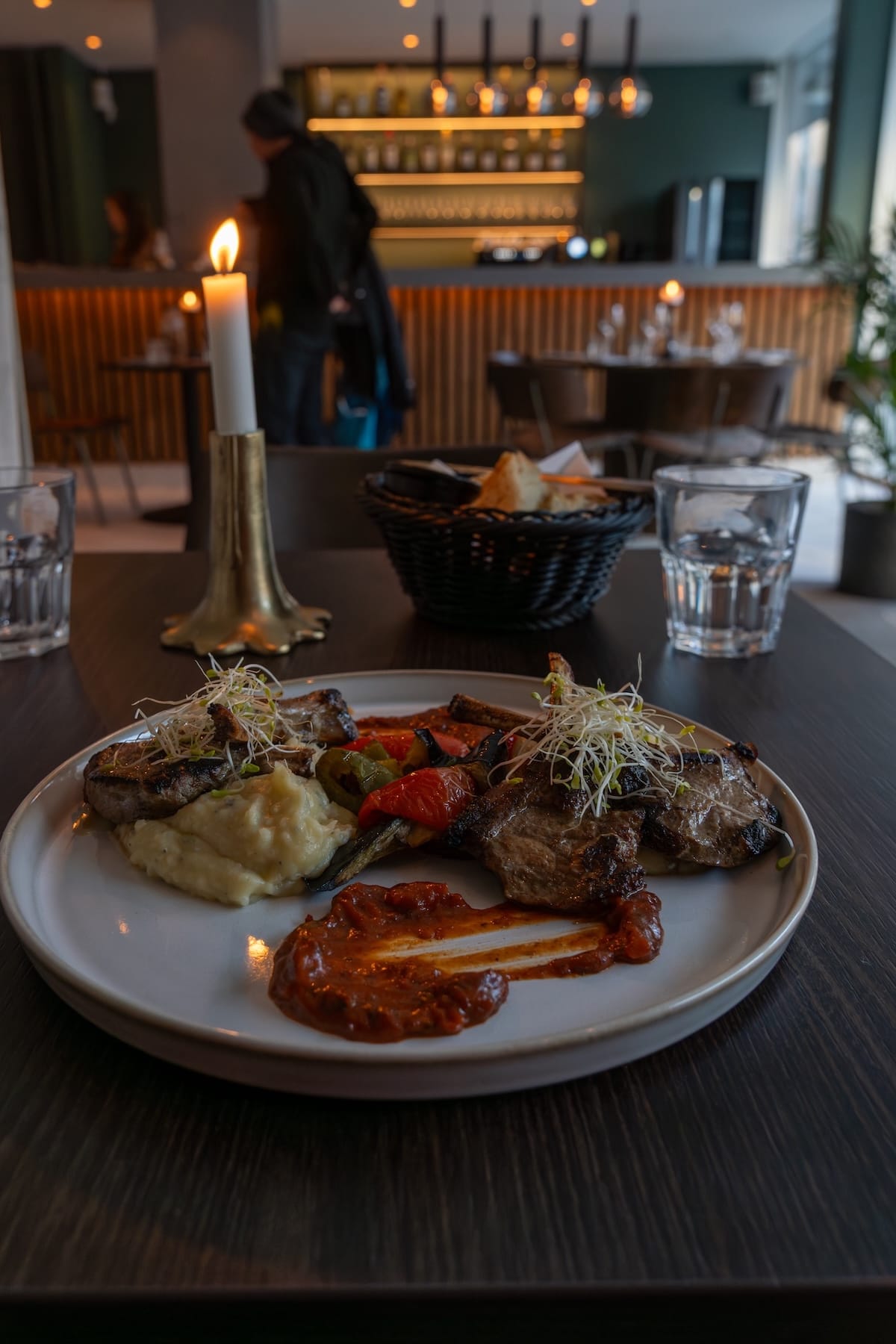 Dinner at Bread & Wine Tromsø
