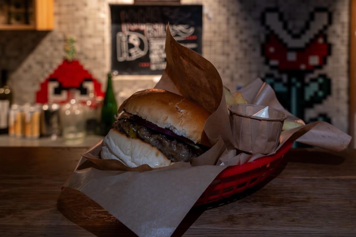 A burger from Burgr in Tromsø