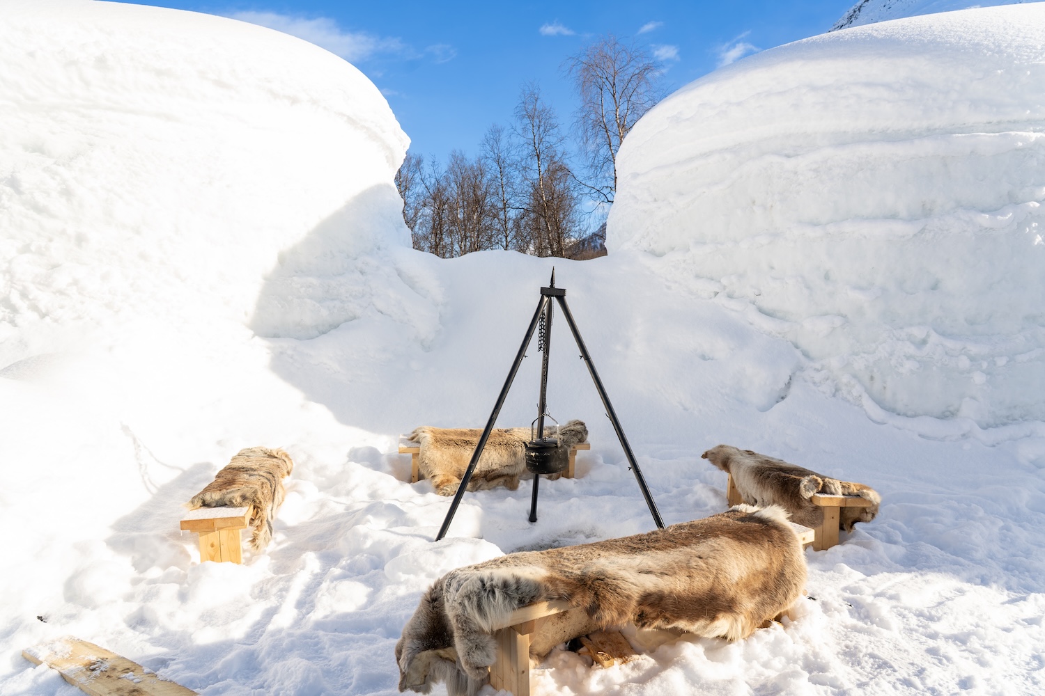 Where you'll learn to make a campfire at the Tromsø Ice Domes