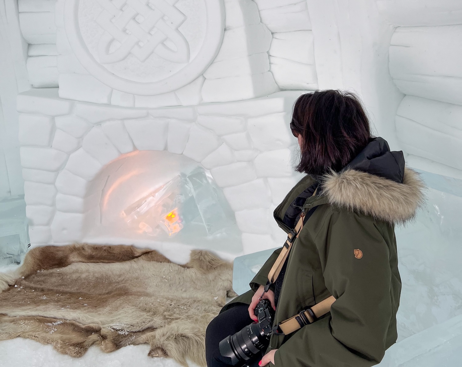 Visiting the Tromsø Ice Domes snow park in Norway