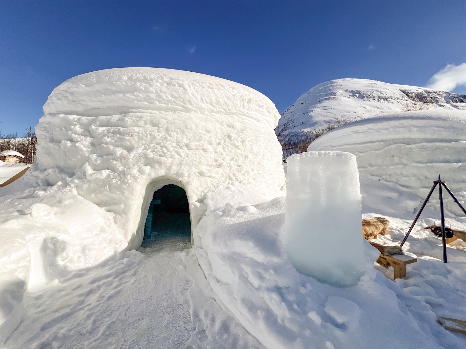 Not much was left of the Tromsø Ice domes the 2024-2025 season