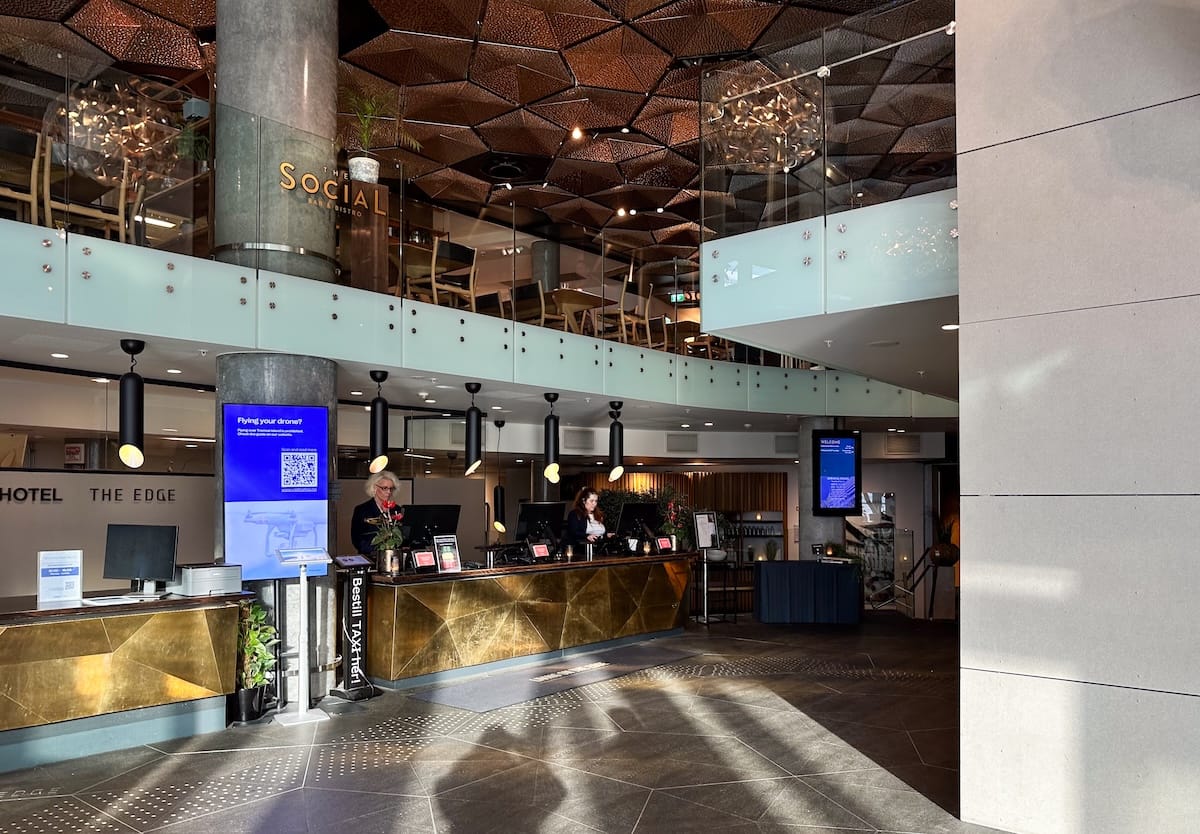 Lobby of Clarion Hotel The Edge
