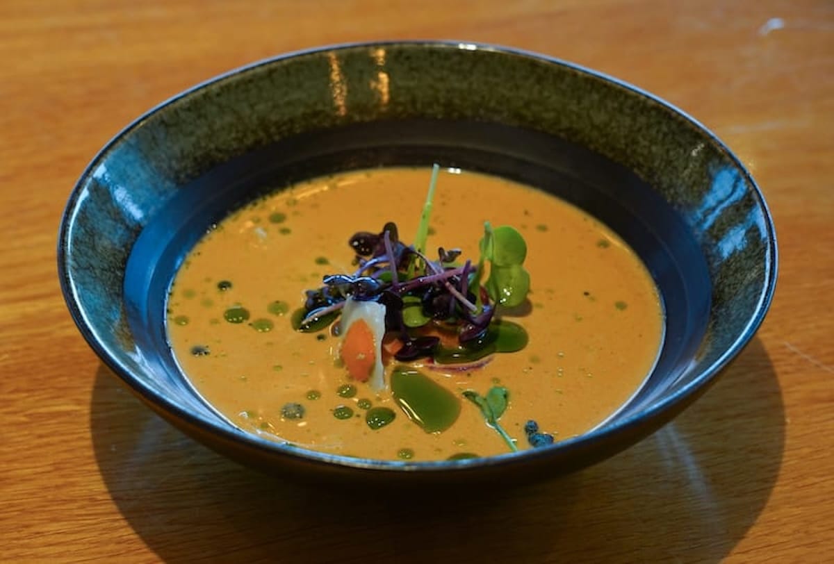 Seafood soup from Fiskekompaniet