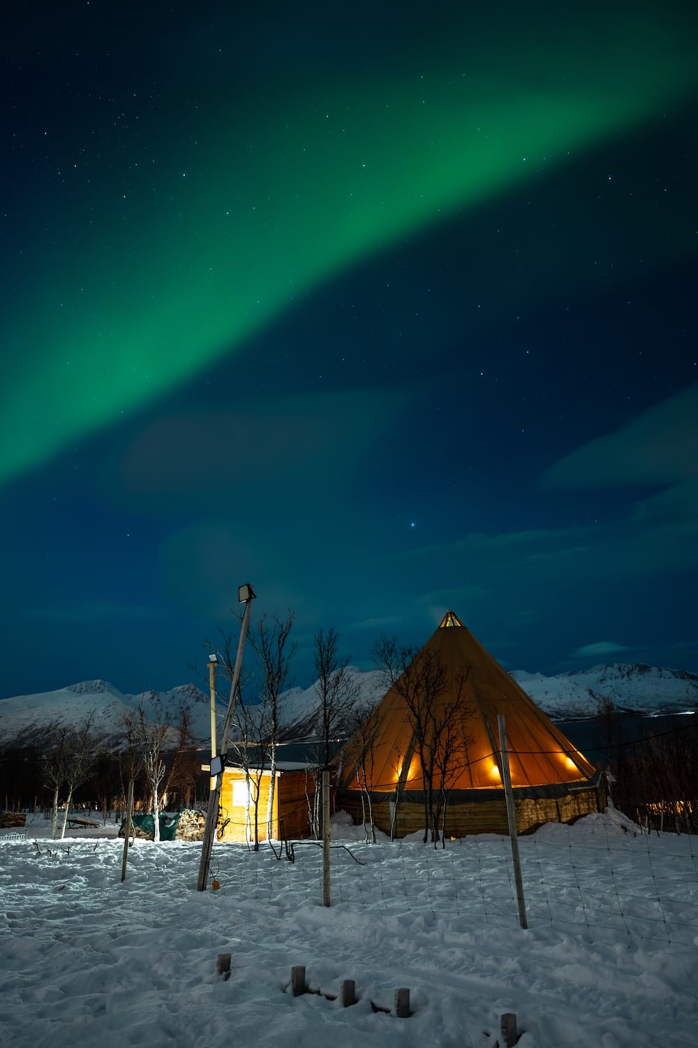 On my Sami cultural program (with the aurora!)